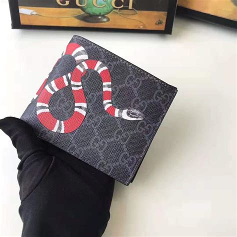 gucci kingsnake|kingsnake print gg supreme wallet.